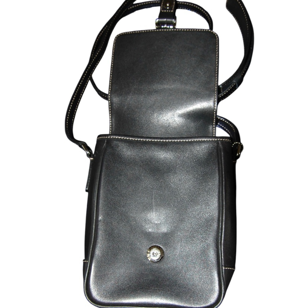 Coach Vintage Camera Crossbody Black Leather Bag Flap Style K0S-7775 NWOT - Picture 4 of 13